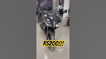 2023 Bajaj Pulsar rs200 Exaust Sound 💯 #rs200 #shorts #rs200lover #bajajpulsar #bajajpulsarrs200