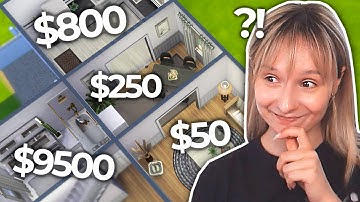 Building in The Sims but Each Room is a Random Budget