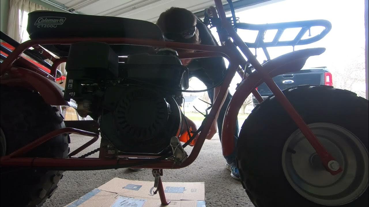 Coleman CT200U Oil Change YouTube