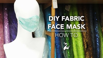 How to make your own fabric face mask with filter pockets. Simple DIY sewing project to do at home.