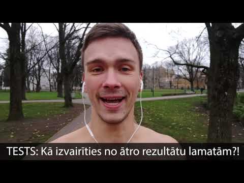 TESTS: Kā izvairīties no ātro rezultātu lamatām?!