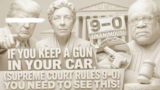 Supreme Court Rules 9–0: Gun Owners Must Know This Before Keeping a Gun in Their Car