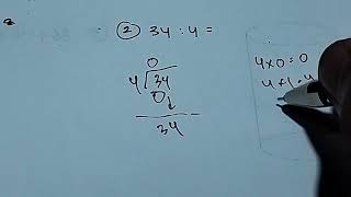 Pembagian Bersusun Dari 34 Dibagi 4 Cara Pembagian Bersusun