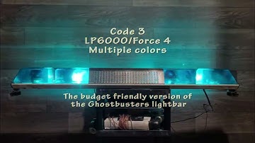 Different color combos Code 3 LP6000/Force 4 lightbar.