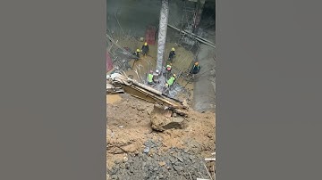 Earthworks | excavation work #constructionsite #construction #excavator #earthwork #hacks #soil