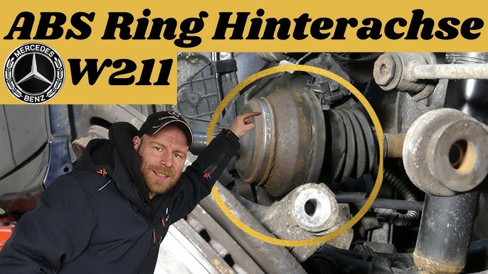 Replacing a rear ABS sensor magnet ring on a Mercedes W211! 