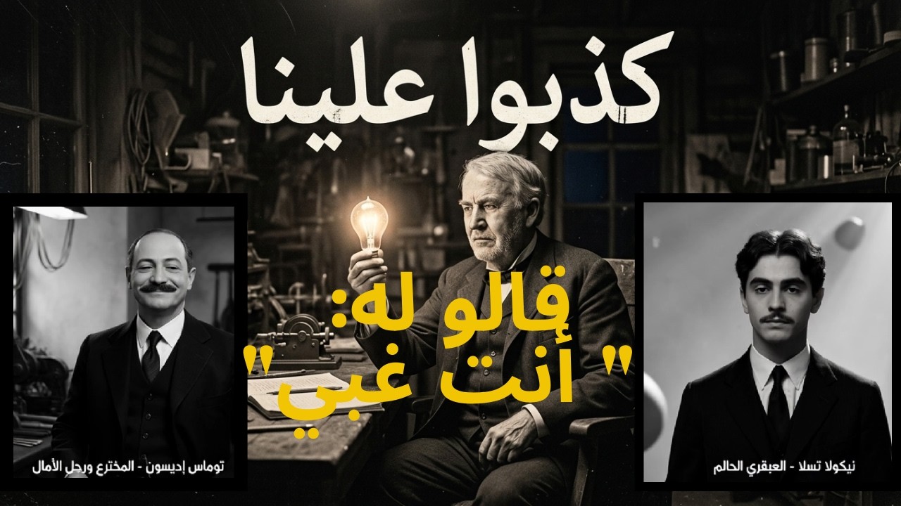طردوه من المدرسة وقالوا غبي… بعد سنوات صدم العالم! | قصة توماس إديسون