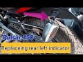 how to replace Bajaj Pulsar rear indicator/ Removing and replacig pulsar 150 rear indicator.