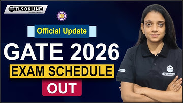 GATE 2026 Exam Schedule  Out !! #gate2026 #examschedule #tlsgate #gatebiotechnology #gatelifescience