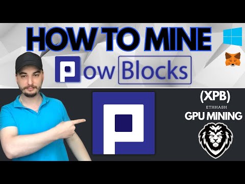 How To Mine PowBlocks (XPB) Ethash | Windows GPU Mining Tutorial! NEW PoW Coin!