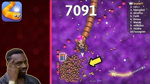 I Find Huge Score Bundle In The Map Corner! Epic Snakeio Gameplay