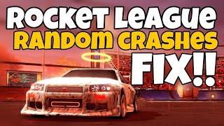 How to fix rocket league random crashes | rocket league crashing on mid game and startup