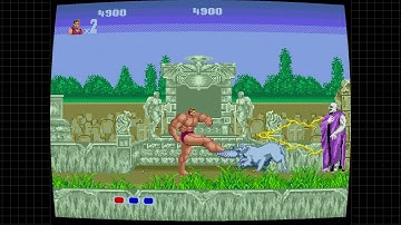 Sega Genesis - Altered Beast - Classic - (HD) - Intro Gameplay