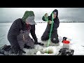 First Ice Red Lake Walleyes! (BRUTAL Conditions)