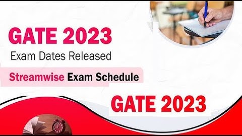 GATE 2023 ONLINE FORM KAISE BHARE HOW TO FILL GATE 2022 ONLINE FORM STEP BY STEP PROCESS 2023.