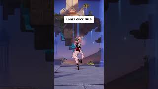 LINNEA QUICK BUILD! #genshinimpact #linnea #genshinshorts
