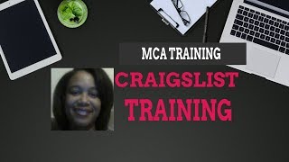 MCA Training - How To Post Ads On Craigslist Net Worth