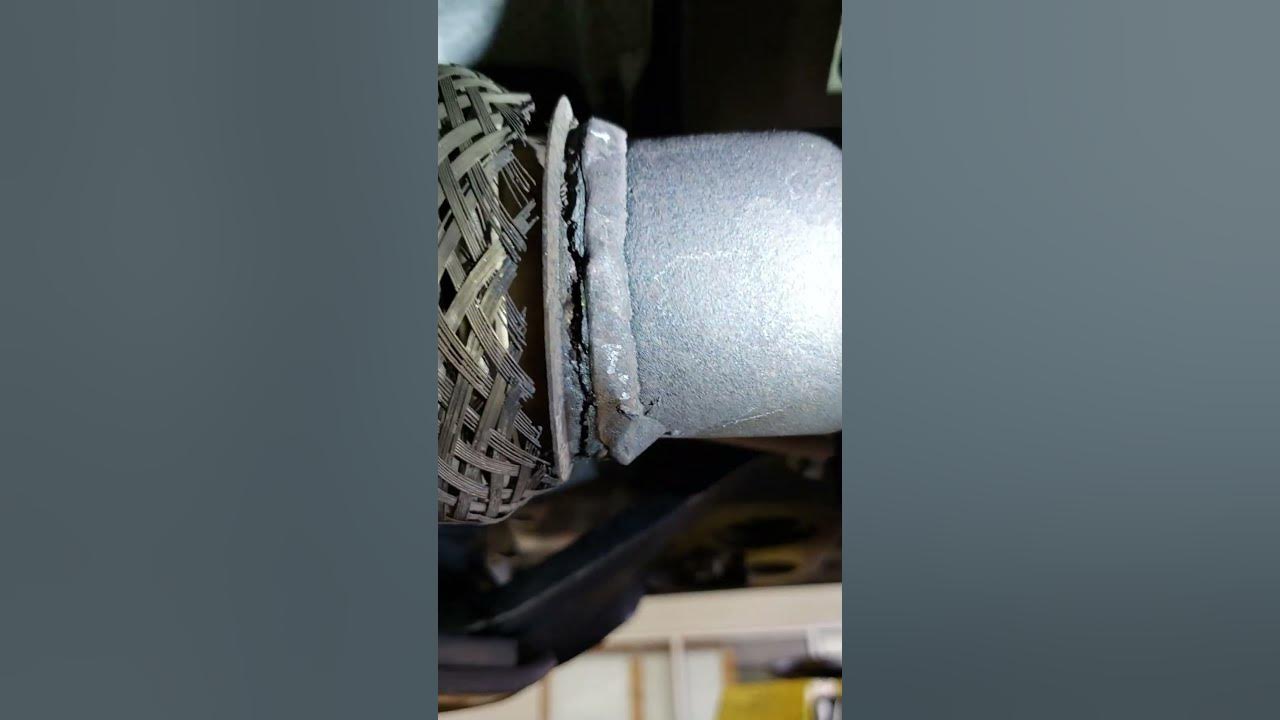 Corroded Exhaust System caused by the salt & deicing agents being