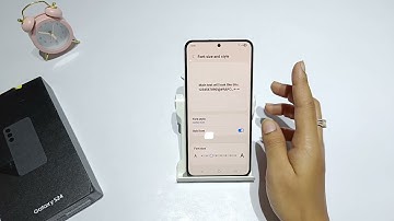 How to font style change in samsung galaxy s24 | samsung galaxy me font size ko increase kaise kare