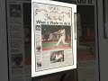Framed Wade Boggs 3000th hit collectible. PSA signed ticket from the game, PSA 10 card.
