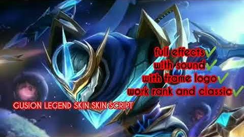 GUSION LEGEND SKIN SCRIPT FOR ABC FILE [FULL EFFECTS]📁