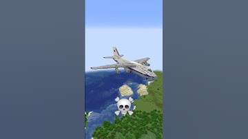 Minecraft Airplane Build Battle - Noob vs Pro vs Hacker vs God #shorts #minecraft