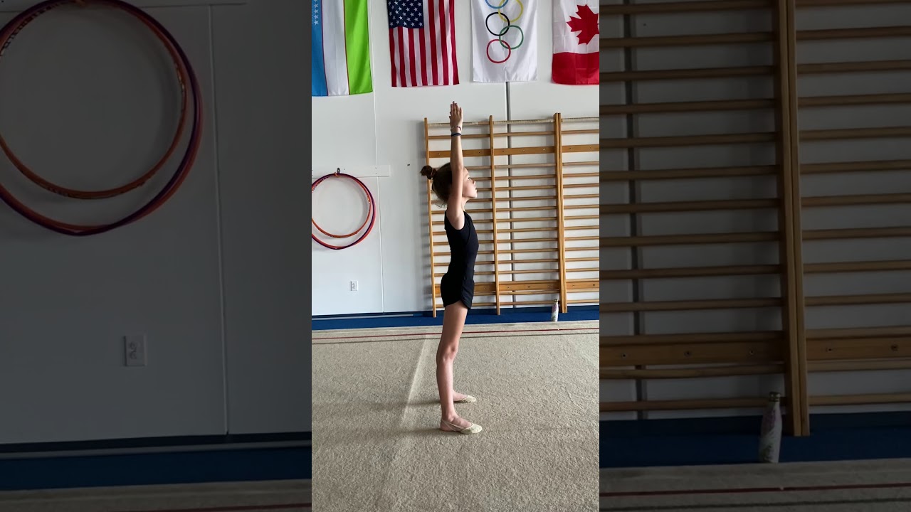 How to do arch back in standing position. Rhythmic Gymnastics in Miami