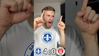 4:0! - Darmstadt verpasst Tabellenführer St. Pauli eine Abreibung! 😳 | #shorts