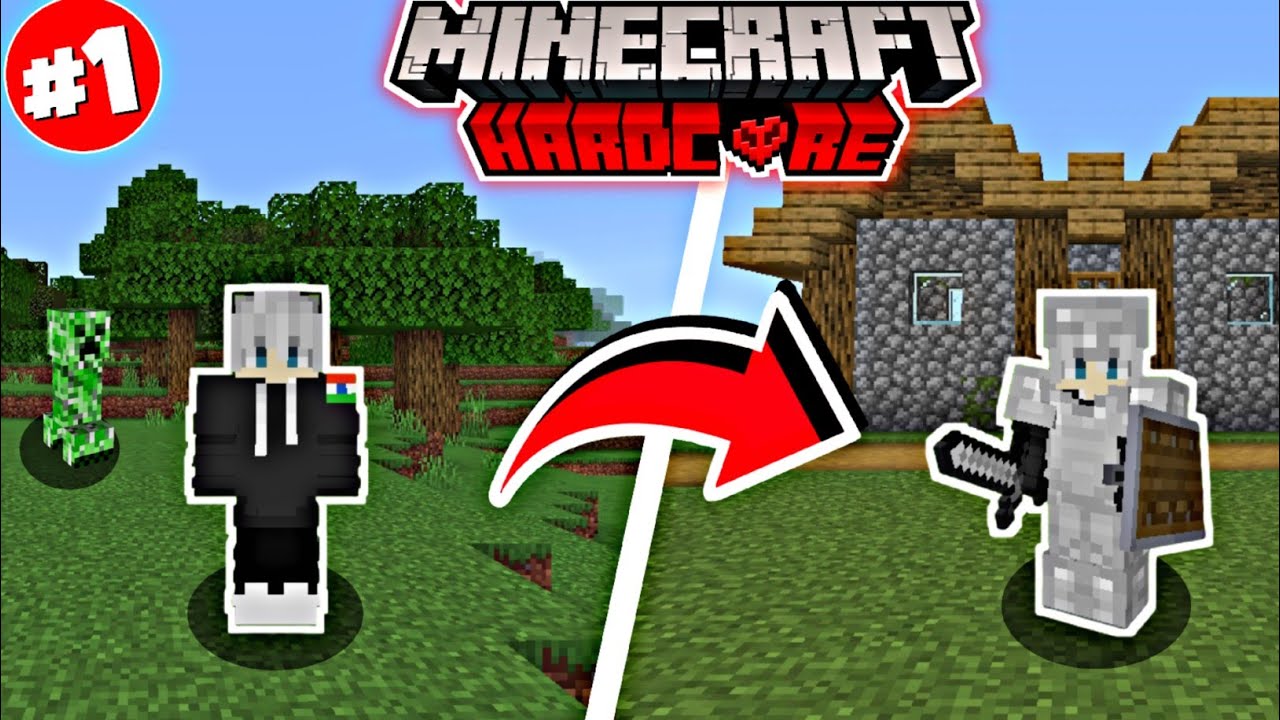 WELCOME TO MY MINECRAFT HARDCORE #1 - YouTube