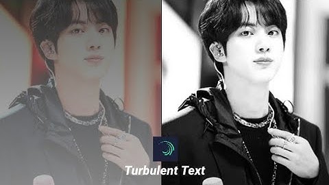Turbulent Text //Alightmotion Tutorial//