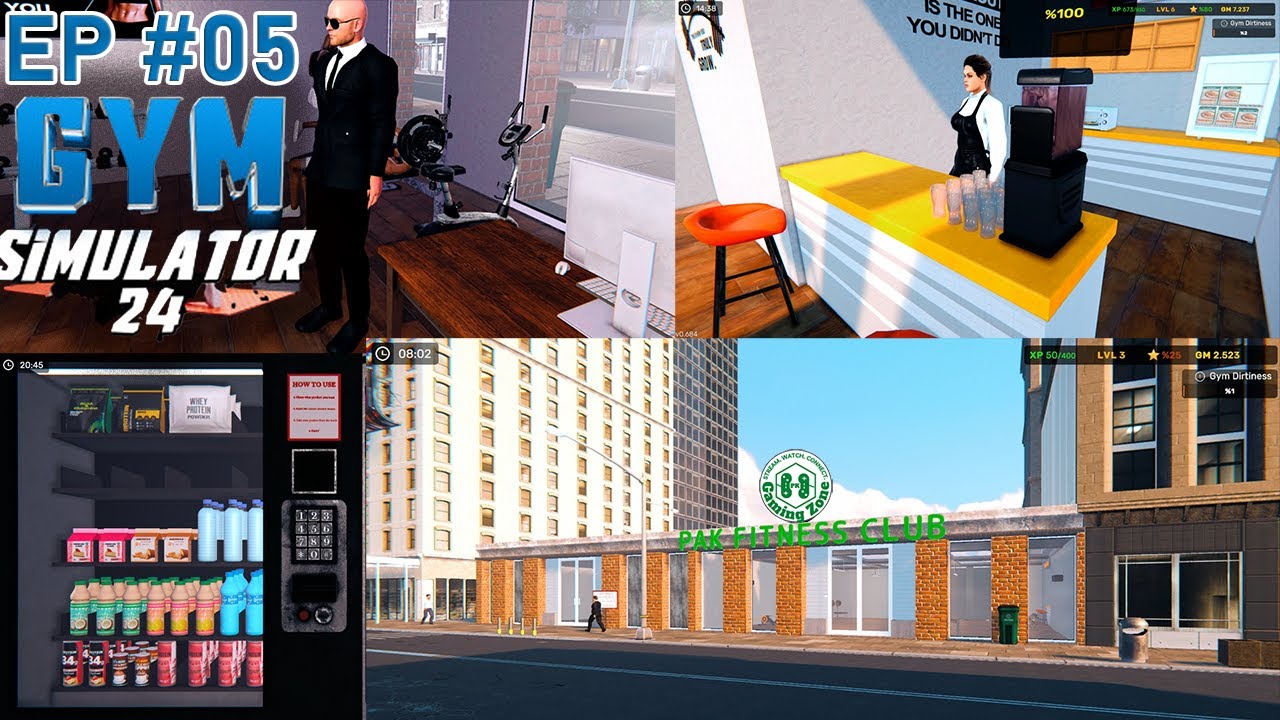 EP 05 Gym Simulator 24 Gameplay in Urdu/Hindi Getting New Staff