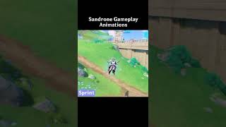 Genshin Impact Sandrone Skills Animation Showcase #genshinimpact #LunaVIII #Sandrone