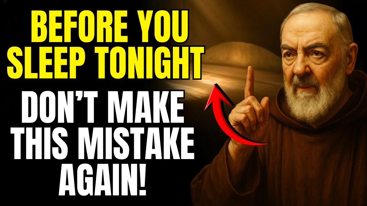 Padre Pio Revealed: Sleeping Without Praying This Prayer Is DANGEROUS – God Does NOT Forgive– Learn!