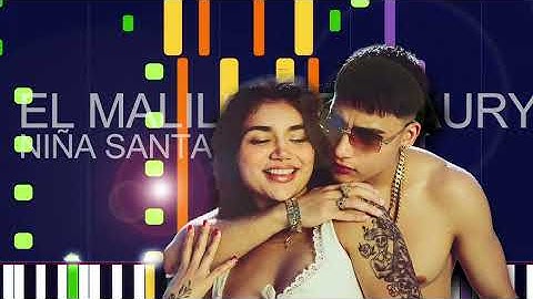 El Malilla Ft. Maury - NIÑA SANTA (PRO MIDI FILE REMAKE) - "in the style of"