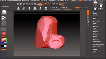 Modeling and texturing Low poly Rock  part 1