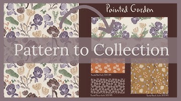 Building a Surface Pattern Mini Collection | Part 2 | Workflow From Hero Print to Sales Sheet