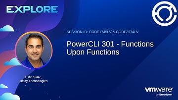 CODE1745LV & CODE2574LV: PowerCLI 301 - Functions Upon Functions