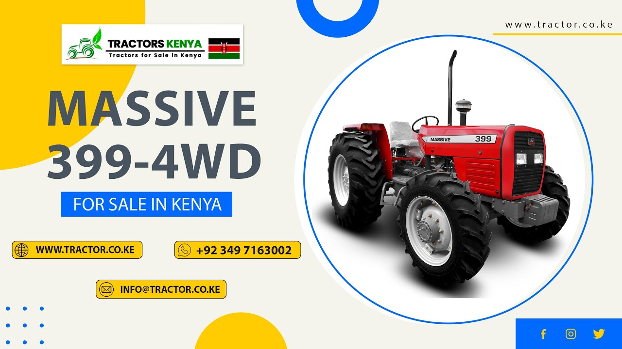 Massive 399 4WD Tractor for sale in Kenya YouTube