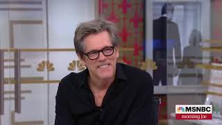 Kevin Bacon joins the news desk at MSNBC Morning Joe to talk about the importance of giving back.