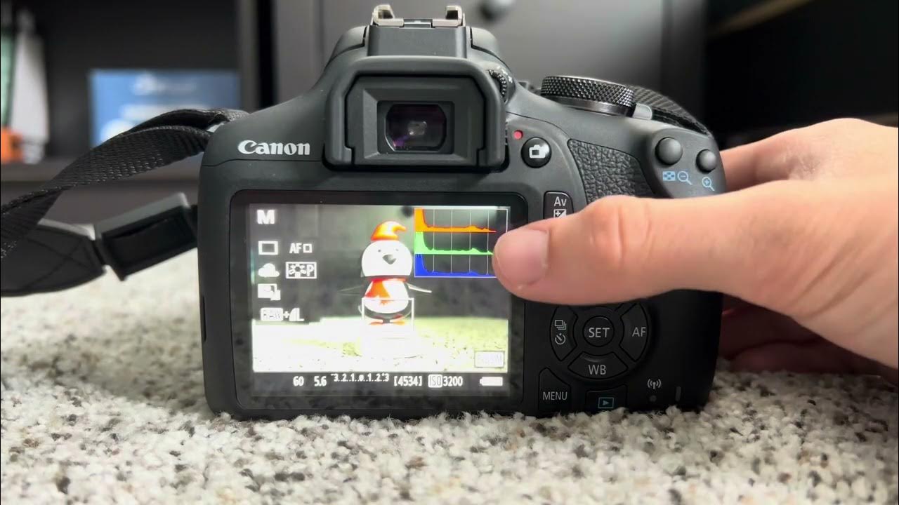 How to Display Histograms on the Canon Rebel T7 YouTube