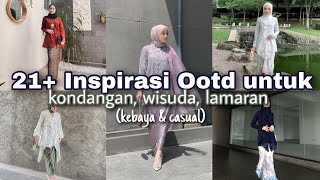 21 Inspirasi Ootd Hijab Kebaya Casual Untuk Kondangan Wisuda Lamaran