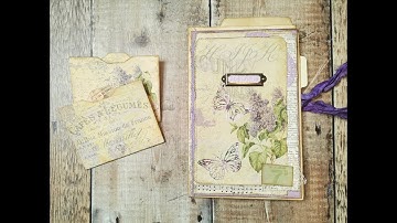 Altered file folder Folio - Part 1 - Junk Journal