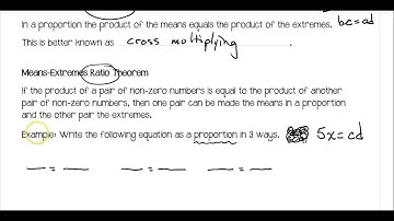 Geometry Honors Section 8.1 Video Notes