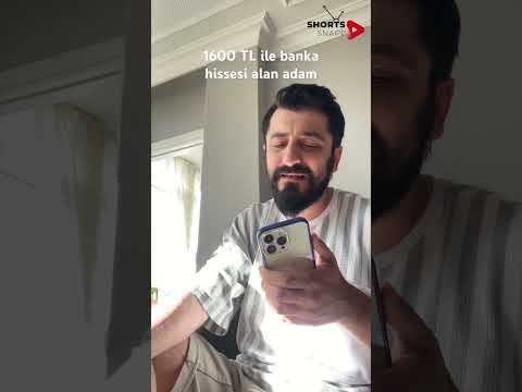 1600 TL ile Banka Hissesi Alan Adam - Röportaj Adam #shorts #röportajadam