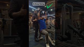 Stop Doing Shoulder Press Wrong ❌ #shorts #shoulderpress #gymtips #workouttips #fitnesscoach