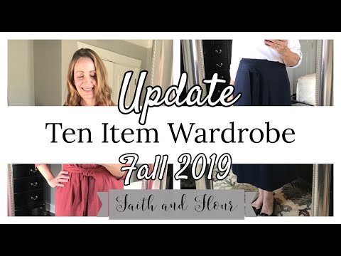 Ten Item Wardrobe