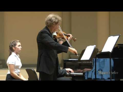 PIERRE AMOYAL & DARIUS MAŽINTAS: C.Franck Sonata in A major for Violin and Piano 1st movement