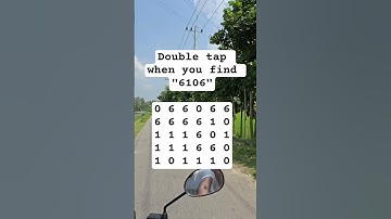 Observation Visual Test: 5 Seconds For You To Spot 6106. Try Your Skills!  #search #puzzle #shorts