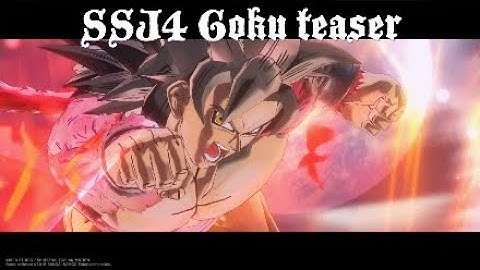 DBX 2: SSJ4 Goku Combo guide teaser