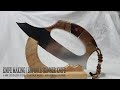 KNIFE MAKING / BIG HOLE SKINNER KNIFE  수제칼 만들기 #96